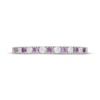Thumbnail Image 3 of Neil Lane Purple Quartz & Diamond Anniversary Ring 1/5 ct tw 14K White Gold