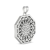 Thumbnail Image 4 of Men's Octagon Lion's Head Medallion Charm Sterling Silver