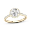 Thumbnail Image 1 of Now + Forever Lab-Grown Diamonds Round-Cut Halo Engagement Ring 1-1/2 ct tw 14K Yellow Gold