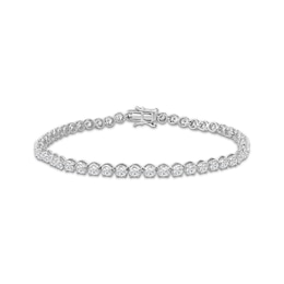 KAY Lab-Grown Diamonds Tennis Bracelet 3 ct tw 10K White Gold 7"