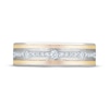 Thumbnail Image 3 of Now + Forever Lab-Grown Diamonds Men's Wedding Band 3/8 ct tw 14K Two-Tone Gold