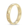 Thumbnail Image 2 of STUDIO BY KAY Lab-Grown Diamond Etched Star Ring 1/5 ct tw 24K Yellow Gold Vermeil Sterling Silver