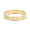 Thumbnail Image 3 of STUDIO BY KAY Lab-Grown Diamond Etched Star Ring 1/5 ct tw 24K Yellow Gold Vermeil Sterling Silver