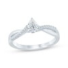 Thumbnail Image 1 of Now + Forever Pear-Shaped Diamond Engagement Ring 3/8 ct tw 14K White Gold