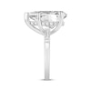 Thumbnail Image 2 of Lab-Grown Diamonds Pear-Shaped Hidden Halo Engagement Ring 9-1/4 ct tw 14K White Gold
