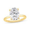 Thumbnail Image 1 of Now + Forever Lab-Grown Diamonds Certified Oval-Cut Solitaire Engagement Ring 3 ct tw 14K Yellow Gold (F/VS2)