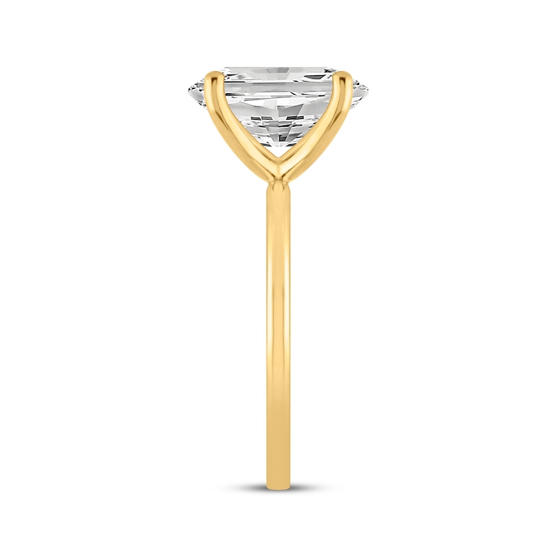 Main Image 2 of Now + Forever Lab-Grown Diamonds Certified Oval-Cut Solitaire Engagement Ring 3 ct tw 14K Yellow Gold (F/VS2)