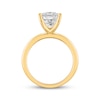 Thumbnail Image 3 of Now + Forever Lab-Grown Diamonds Certified Oval-Cut Solitaire Engagement Ring 3 ct tw 14K Yellow Gold (F/VS2)
