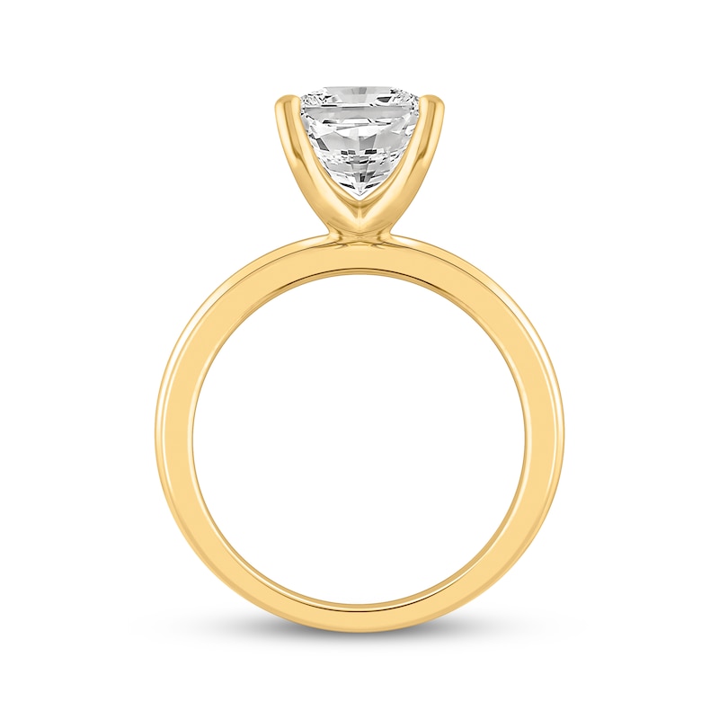 Main Image 3 of Now + Forever Lab-Grown Diamonds Certified Oval-Cut Solitaire Engagement Ring 3 ct tw 14K Yellow Gold (F/VS2)