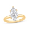 Thumbnail Image 1 of Now + Forever Lab-Grown Diamonds Certified Marquise-Cut Solitaire Engagement Ring 2 ct tw 14K Yellow Gold (F/VS2)