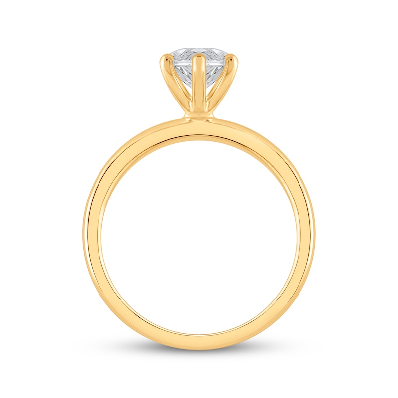 Main Image 3 of Now + Forever Lab-Grown Diamonds Certified Marquise-Cut Solitaire Engagement Ring 2 ct tw 14K Yellow Gold (F/VS2)