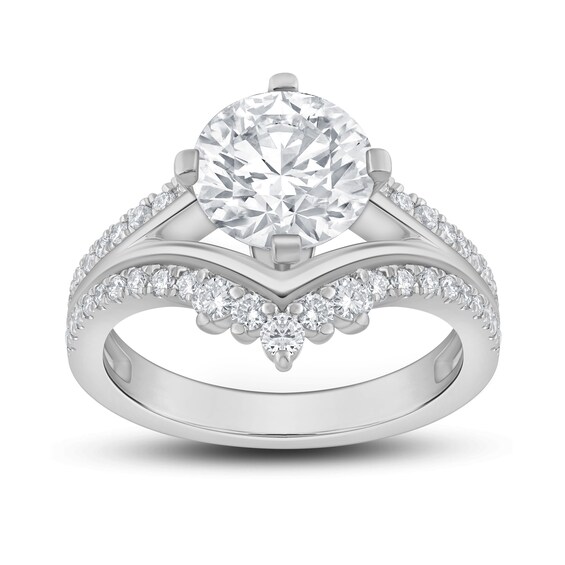 Now + Forever Lab-Grown Diamonds Engagement Ring Setting 1/2 ct tw 18K White Gold