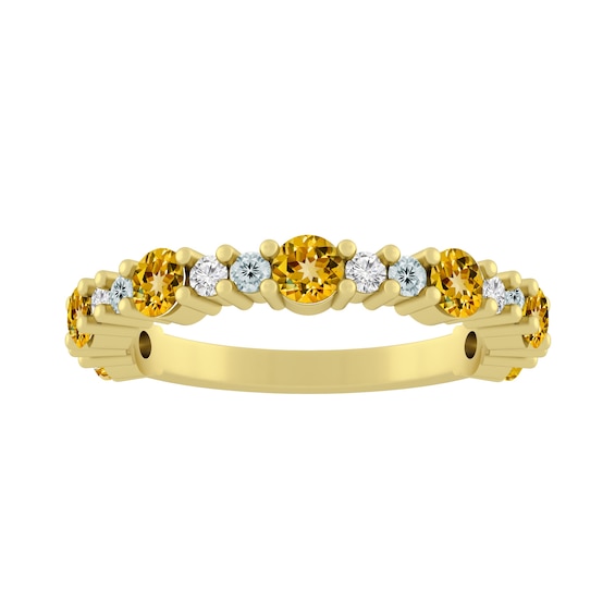 Birthstone Stackable Ring (3 Stones)