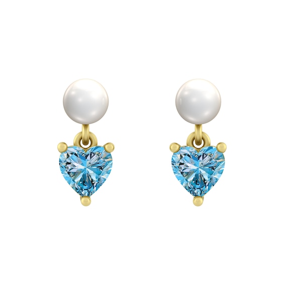 Cultured Pearl Birthstones Earrings (1 Stone)