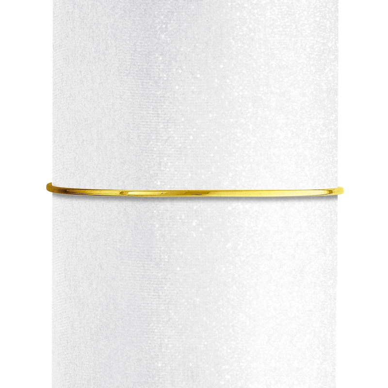Solid 14k 1.5mm Rose Gold Slip-on Bangle Bracelet Solid 14k 1.5mm Rose Gold Slip-on Bangle Bracelet