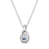 Thumbnail Image 2 of Le Vian Chocolate Twist Sapphire Necklace 1/6 ct tw Diamonds 14K Vanilla Gold 19"