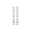 Thumbnail Image 2 of KAY Lab-Grown Diamonds Inside-Out Hoop Earrings 1 ct tw 14K White Gold
