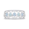 Thumbnail Image 2 of THE LEO First Light Diamond Princess & Round-Cut Anniversary Band 3/4 ct tw 14K White Gold