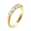 THE LEO Ideal Cut Round-Cut Diamond Anniversary Band 3/4 ct tw 14K Yellow Gold