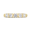 THE LEO Ideal Cut Round-Cut Diamond Anniversary Band 3/4 ct tw 14K Yellow Gold