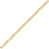 Thumbnail Image 2 of Double-Curb Chain Necklace 4.7mm Semi-Solid 10K Yellow Gold 20&quot;