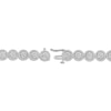 Thumbnail Image 3 of Diamond Circle Link Bracelet 5 ct tw 10K White Gold 6.85&quot;