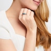 Thumbnail Image 3 of Le Vian Blue Topaz Ring 1/4 ct tw Diamonds 14K Strawberry Gold
