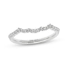 Thumbnail Image 7 of THE LEO Ideal Cut Diamond Contour Wedding Band 1/5 ct tw 14K White Gold