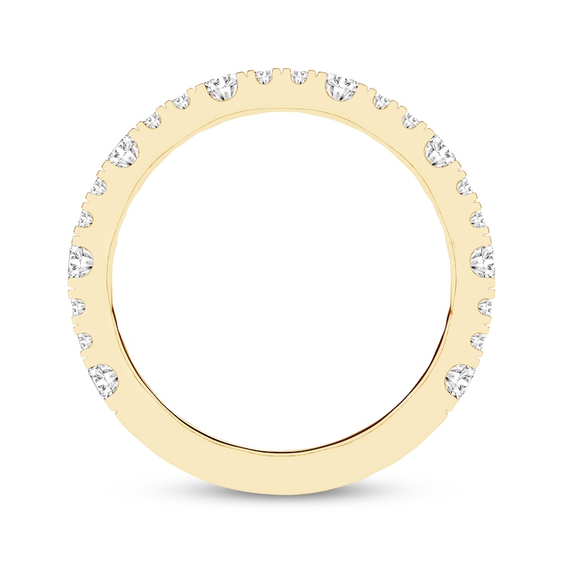 Main Image 3 of Now + Forever Lab-Grown Diamonds Wedding Band 3/4 ct tw 14K Yellow Gold