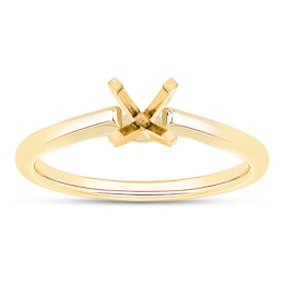 Now + Forever Solitaire Engagement Ring Setting 14K Yellow Gold