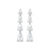 Thumbnail Image 2 of Pear-Shaped Lab-Grown Diamond Graduated Drop Earrings 1 ct tw 10K White Gold