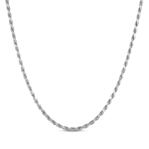 Rope Chain Necklace 4mm 92% Repurposed Solid Sterling Silver 22"