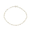 Thumbnail Image 1 of Bead & Disc Station Anklet Solid 10K Yellow Gold 10&quot;