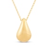 Thumbnail Image 1 of Hollow Teardrop Necklace 14K Yellow Gold 18"