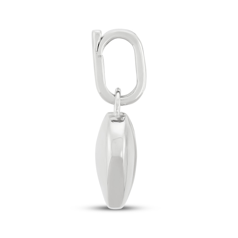 Main Image 3 of Charmed Memories Puffed Heart Charm Sterling Silver
