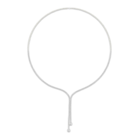 KAY Lab-Grown Diamonds Lariat Necklace 2-1/4 ct tw 10K White Gold 16"