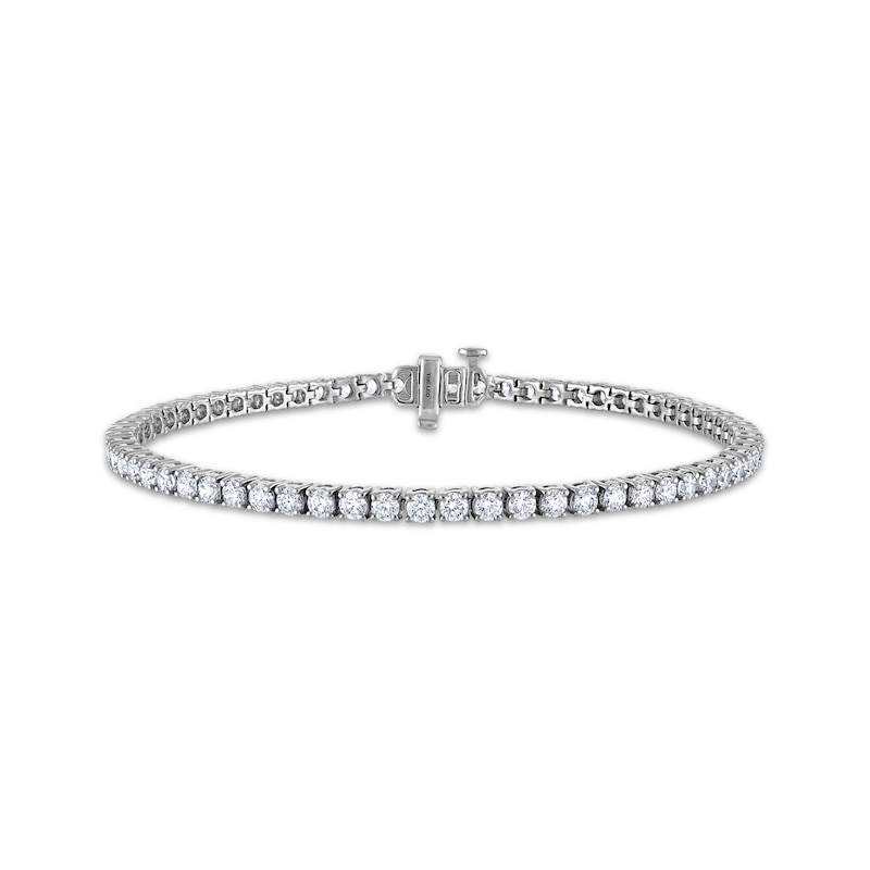 Main Image 1 of THE LEO Diamond Tennis Bracelet 4 ct tw 14K White Gold 7.25"