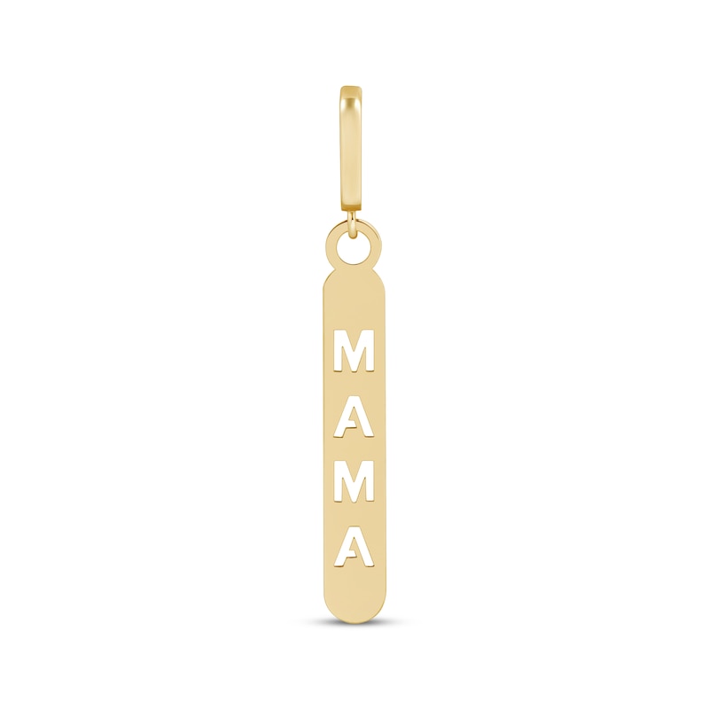 Main Image 1 of Charmed Memories &quot;MAMA&quot; Bar Charm 10K Yellow Gold