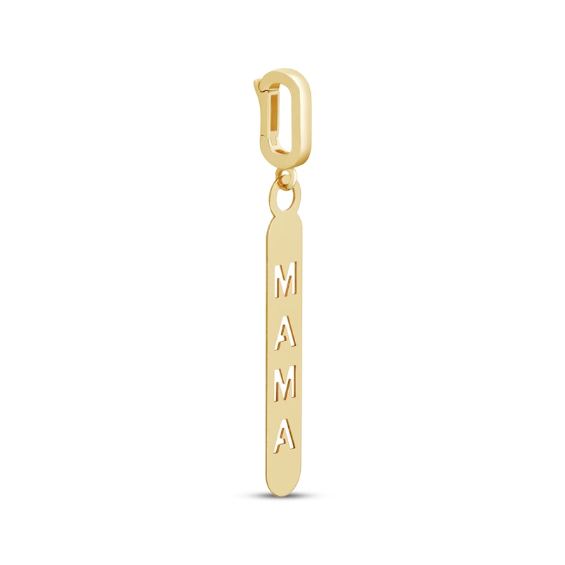 Main Image 2 of Charmed Memories &quot;MAMA&quot; Bar Charm 10K Yellow Gold