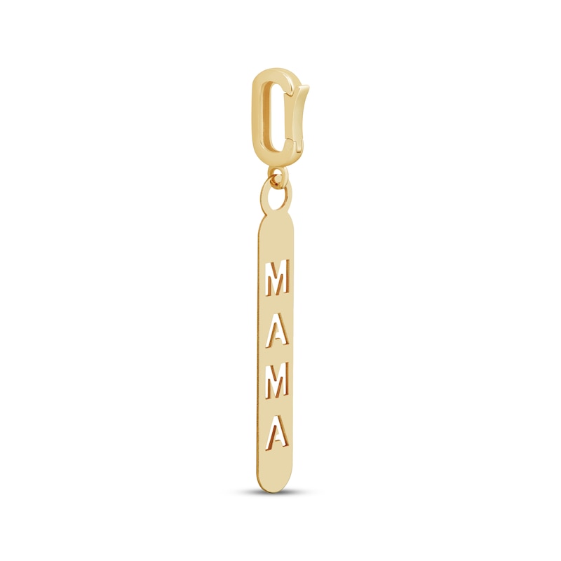 Main Image 3 of Charmed Memories &quot;MAMA&quot; Bar Charm 10K Yellow Gold