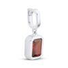 Thumbnail Image 2 of Charmed Memories Emerald-Cut Red Cubic Zirconia Charm Sterling Silver