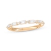 Thumbnail Image 1 of Neil Lane Premiere Baguette & Round-Cut Diamond Anniversary Ring 1/2 ct tw 14K Yellow Gold