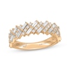 Thumbnail Image 1 of Neil Lane Artistry Baguette & Round-Cut Lab-Grown Diamond Anniversary Ring 1 ct tw 14K Yellow Gold