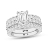 Thumbnail Image 1 of Now + Forever Lab-Grown Diamonds Emerald-Cut Bridal Set 5 ct tw 14K White Gold