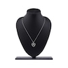 Thumbnail Image 5 of Diamond Hebrew &quot;Mom&quot; Heart Necklace 1/6 ct tw 10K White Gold 18&quot;