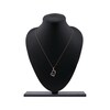 Thumbnail Image 6 of Diamond Arabic "Mother" Heart Necklace 1/4 ct tw 10K Rose Gold 18"