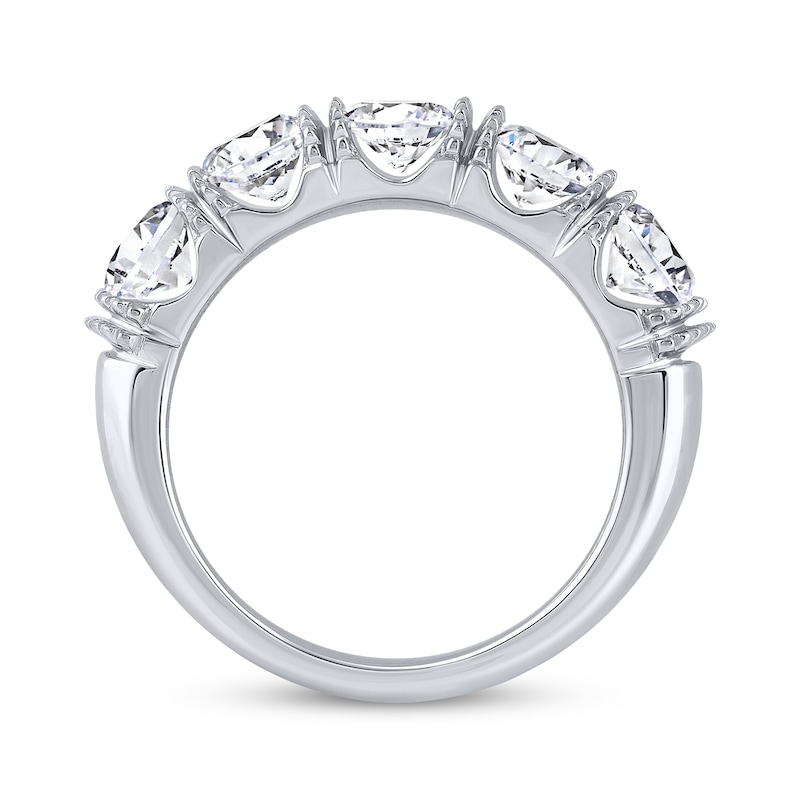 Main Image 3 of Now + Forever Lab-Grown Diamond Five-Stone Anniversary Ring 2-1/2 ct tw 10K White Gold