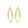 Thumbnail Image 2 of Crossover Hoop Earrings 10K Yellow Gold 30mm