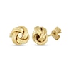 Thumbnail Image 1 of Reaura Love Knot Stud Earrings Repurposed 14K Yellow Gold