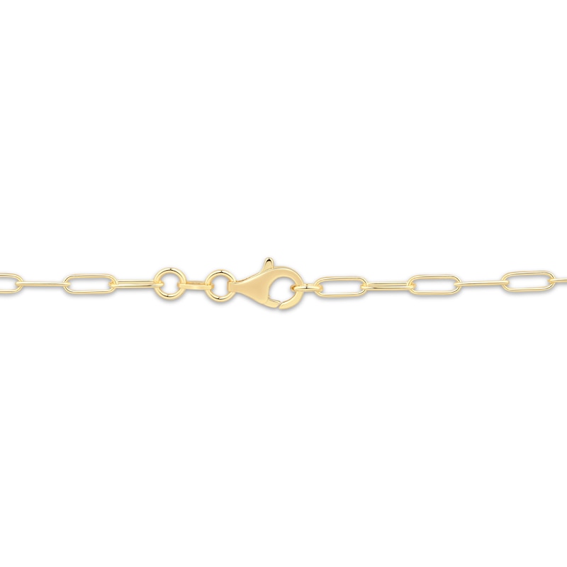 Main Image 3 of Puff Heart Y-Drop Necklace 24K Yellow Gold Vermeil Sterling Silver 18"